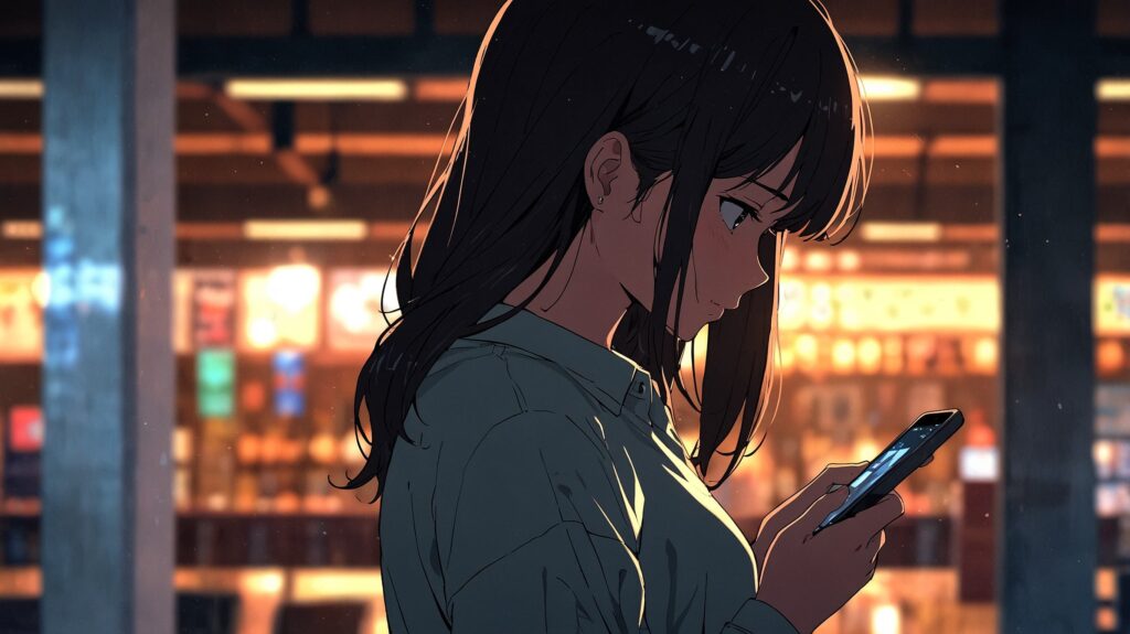 朝の通知と光