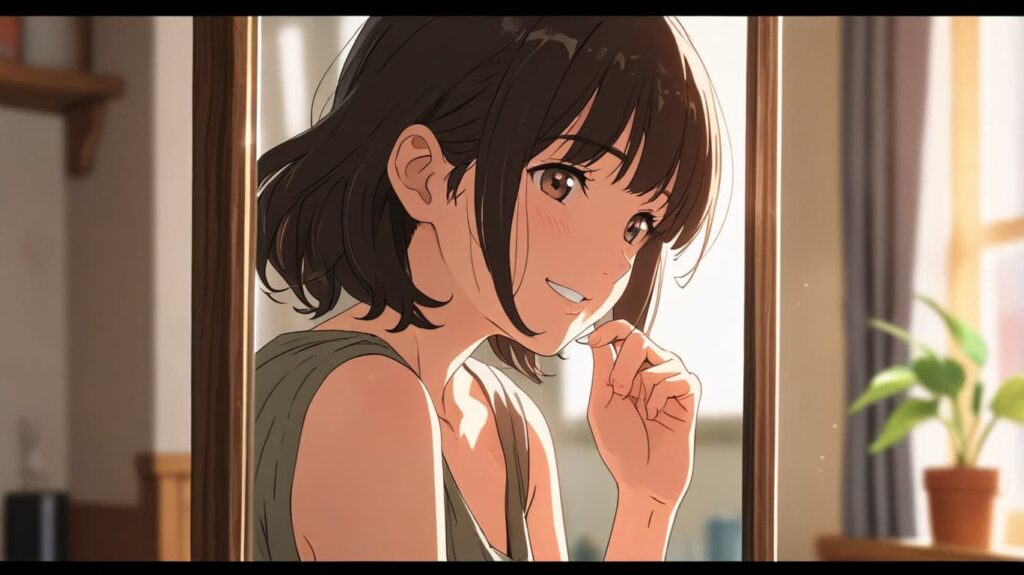 鏡の前の自己受容