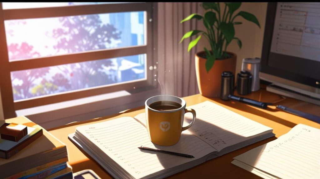 今日から始める朝のデスク
