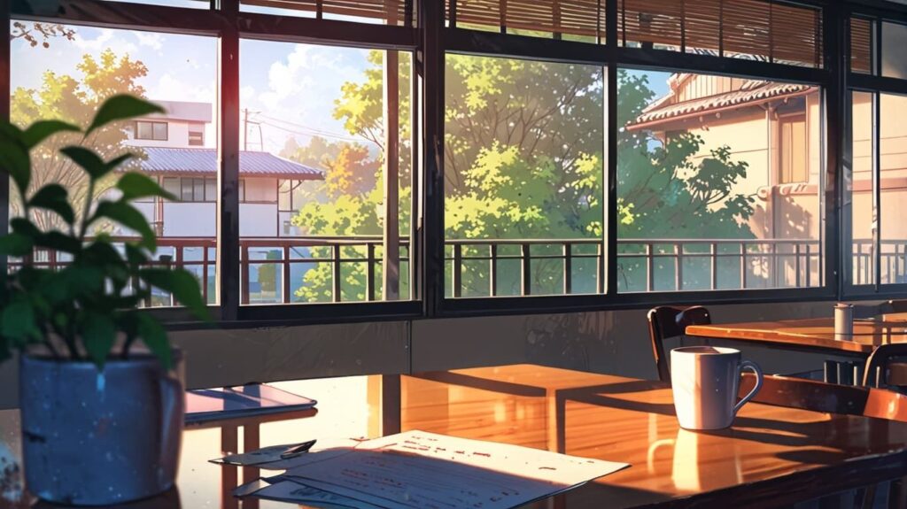 朝カフェの自分時間