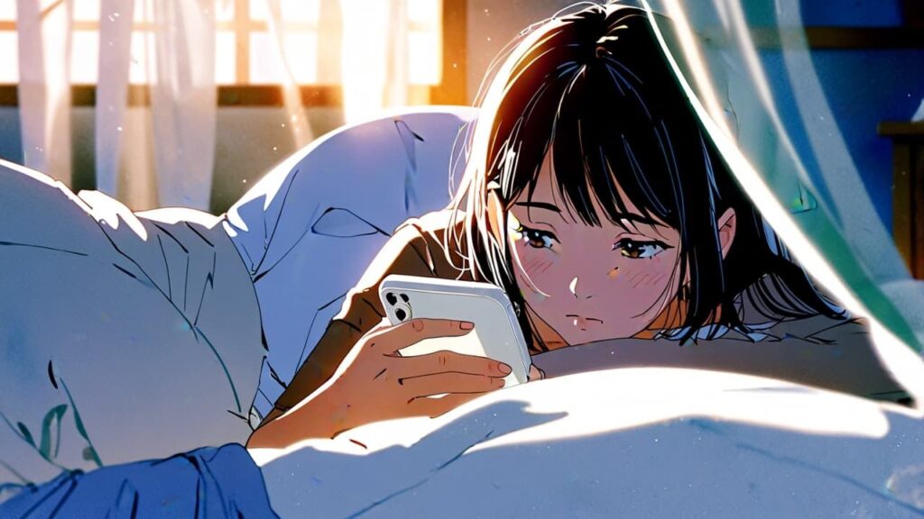 重い一歩の朝
